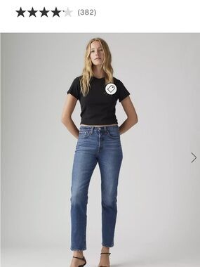 Levi's Wedgie Straight Classic Blue Women's Jeans 30